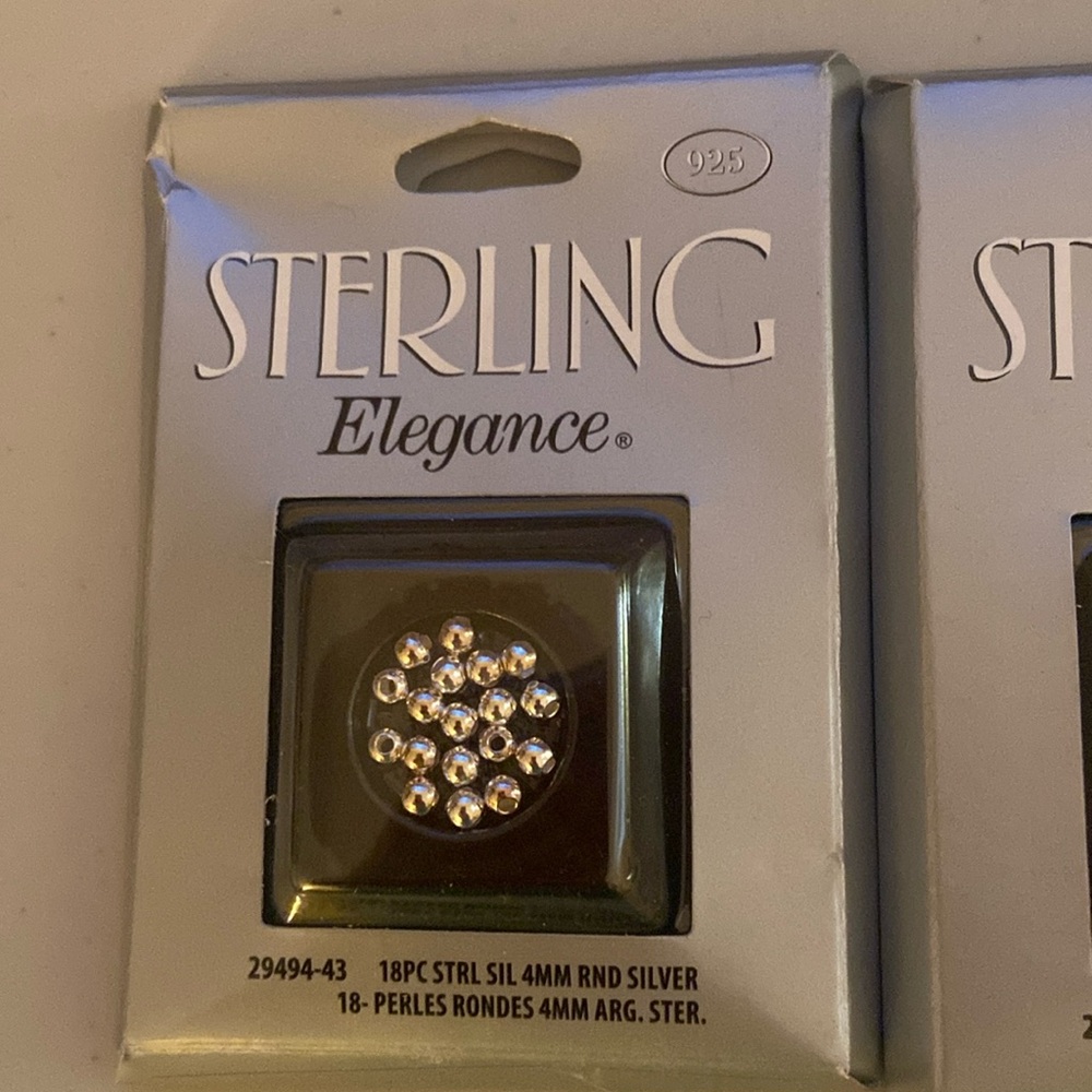Sterling Elegance Four Sterling Findings for Jewelry Making or Repair - Picture 2 of 9